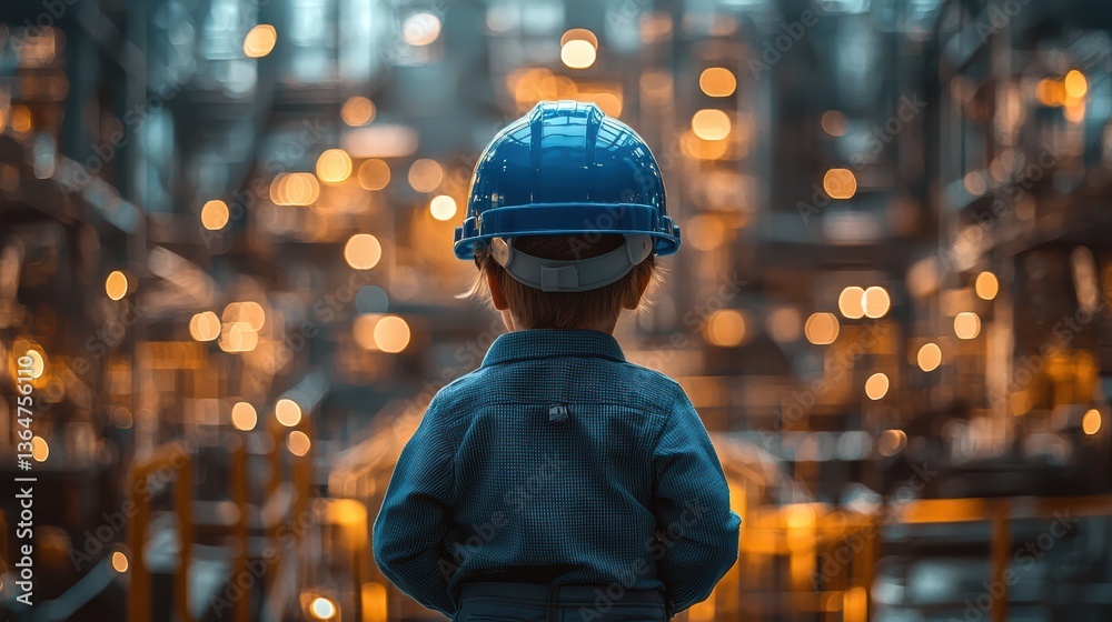 Future innovator a childs bold stance in a hightech world Future innovator a childs bold stance in a hightech world