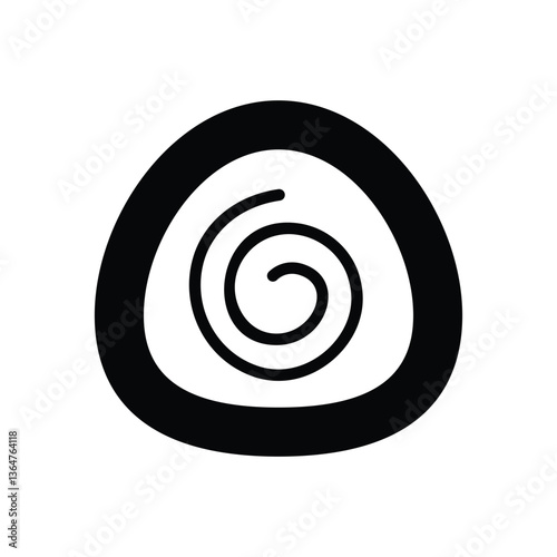 Swiss Roll Vector icon