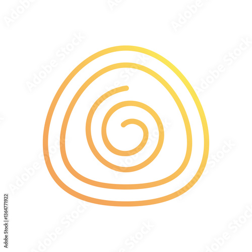 Swiss Roll Vector icon
