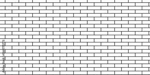 Abstract vector empty stucco masonry pavement floor and wall limestone brickwork concrete texture. Urban white, black line cement rough row wallpaper abstract background.