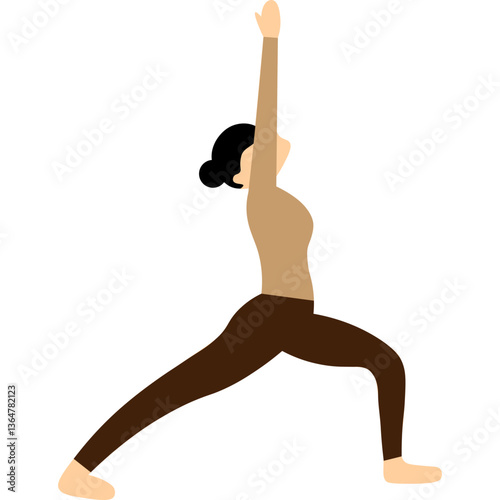  Yoga Poses Women Illustration