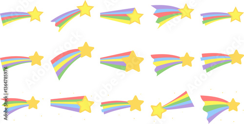  Rainbow Shooting Star