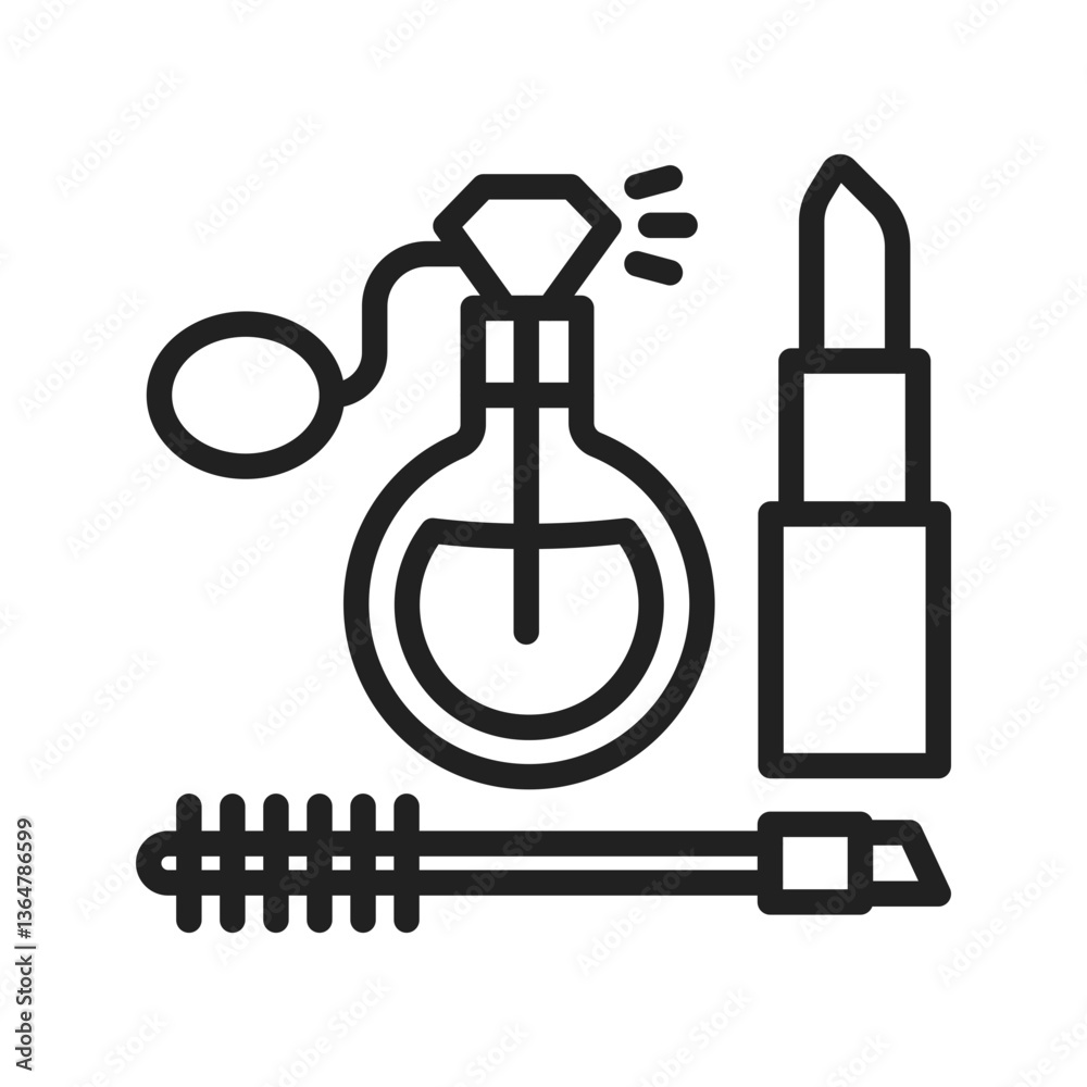 Woman Cosmetics icon vector image. Suitable for mobile apps, web apps and print media. Woman Cosmetics icon vector image. Suitable for mobile apps, web apps and print media.