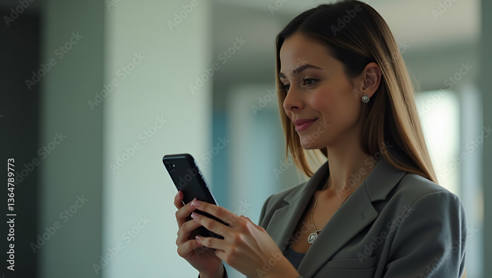 Effective Email Communication: A Woman's Guide to Managing Inbox Notifications on Smartphone