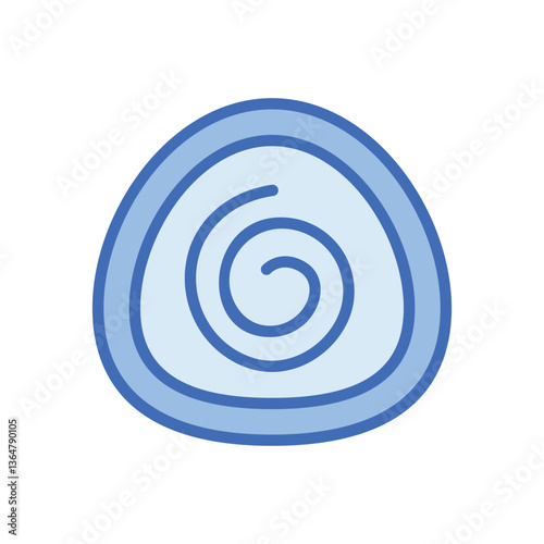 Swiss Roll Vector icon
