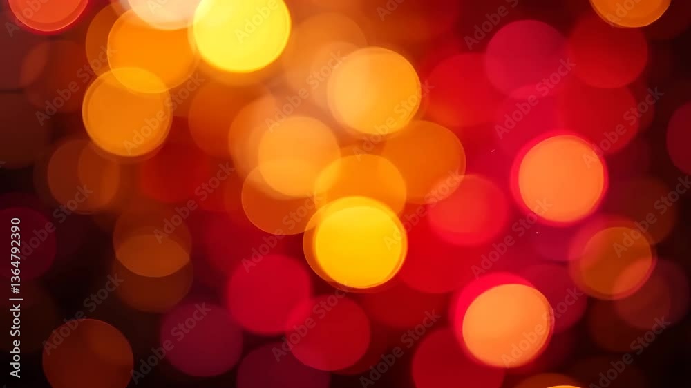 Abstract Bokeh Lights In Warm Colors Abstract Bokeh Lights In Warm Colors