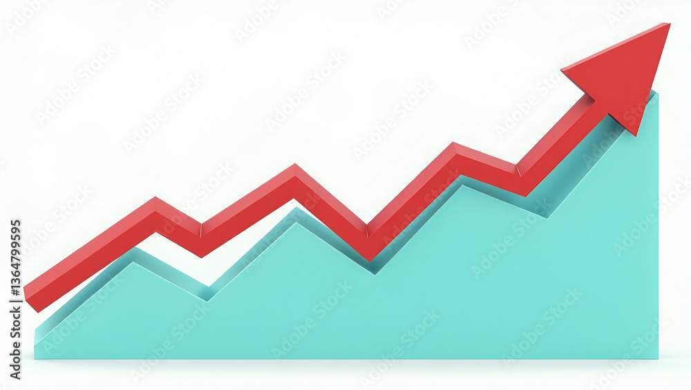 Flat Creative crash recession chart with falling red arrow concept as A creative chart depicting a recession with a falling red arrow symbolizing a market crash in Simple flat cute vector illustratio Flat Creative crash recession chart with falling red arrow concept as A creative chart depicting a recession with a falling red arrow symbolizing a market crash in Simple flat cute vector illustratio