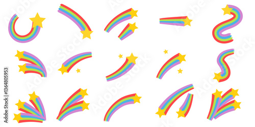 Rainbow Shooting Star