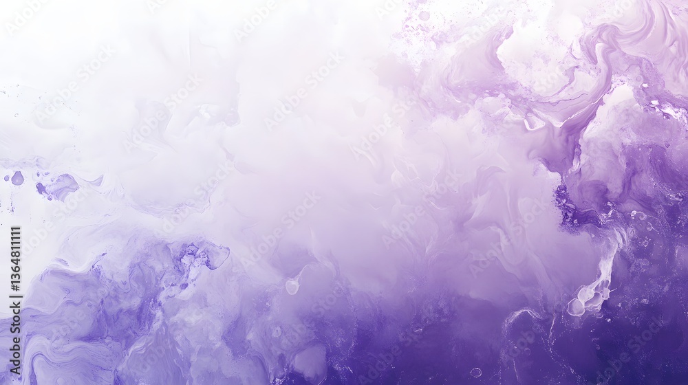Fototapeta premium Soft purple smoke swirl, abstract dreamy background, perfect for artistic projects, soothing color palette, elegant design space.