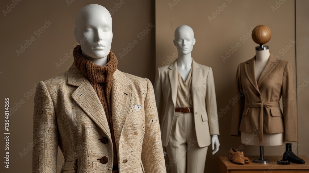 Obraz premium elegant dress on mannequin