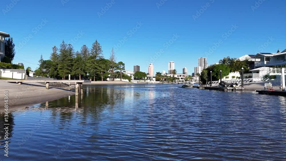Drone Flyover of Gold Coast Riverfront Homes Drone Flyover of Gold Coast Riverfront Homes
