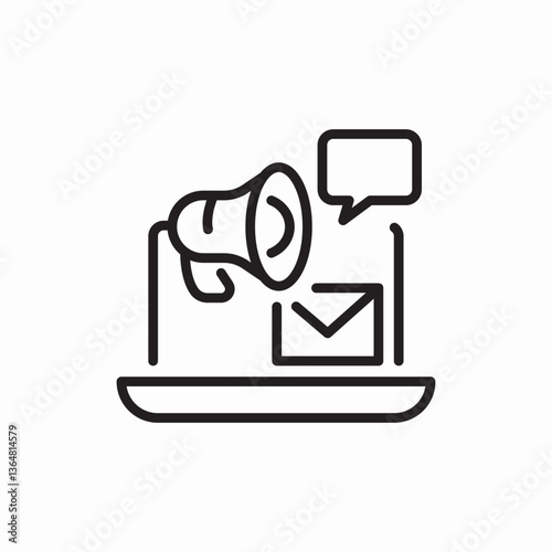 online customer support service icon vector sign