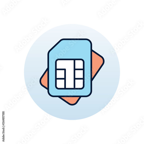 Sim card Vector icon