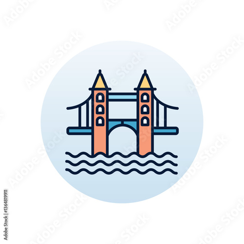 London bridge  Vector icon