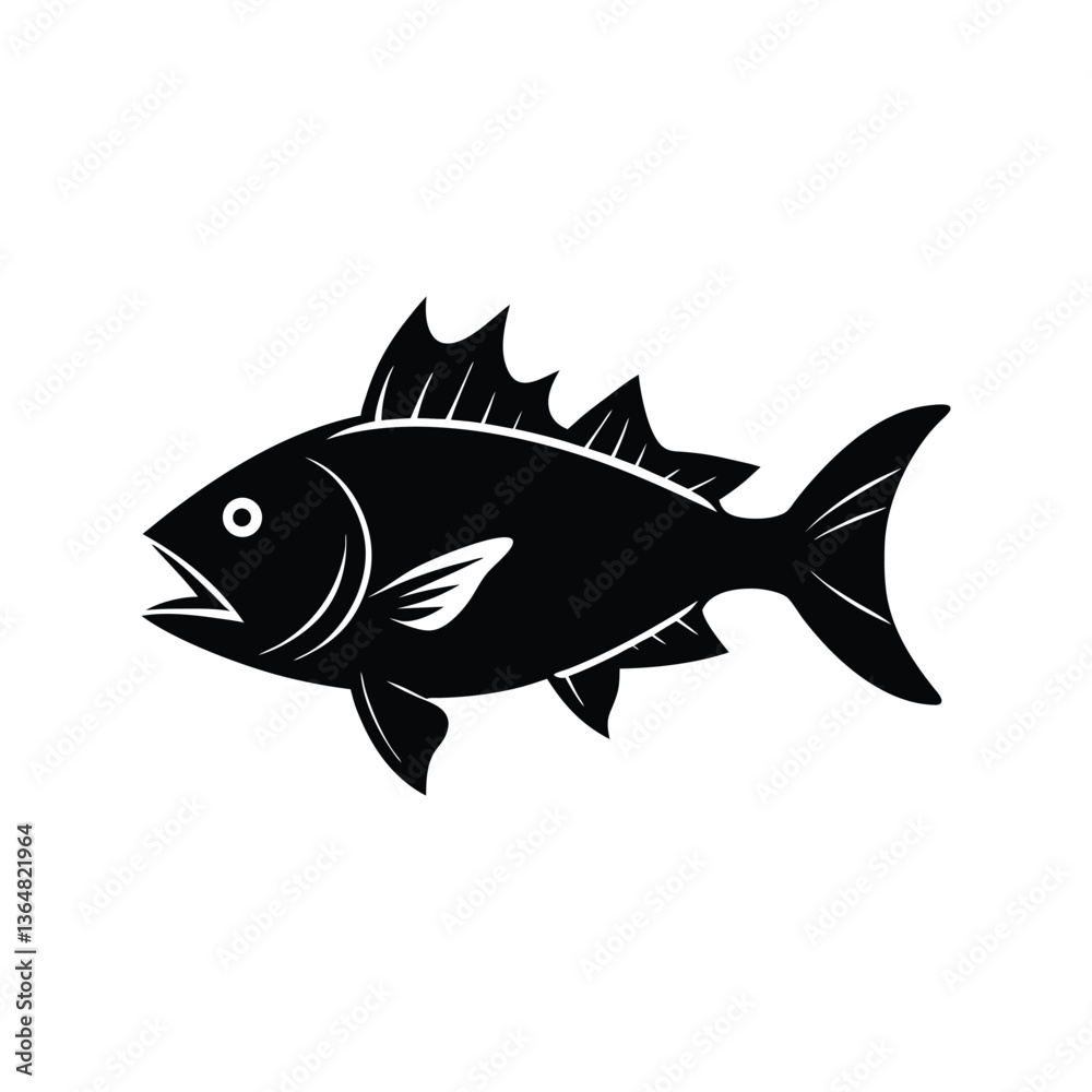 fish on a white background fish on a white background