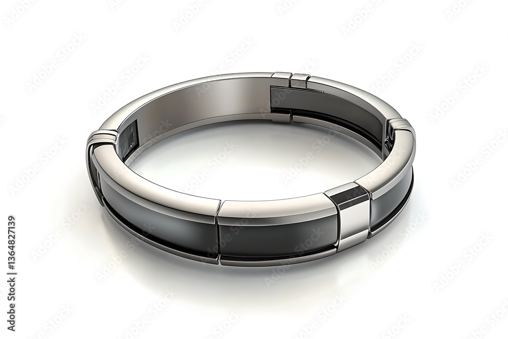 High-Tech Bracelet with Integrated NFC Chip. High-Tech Bracelet with Integrated NFC Chip.