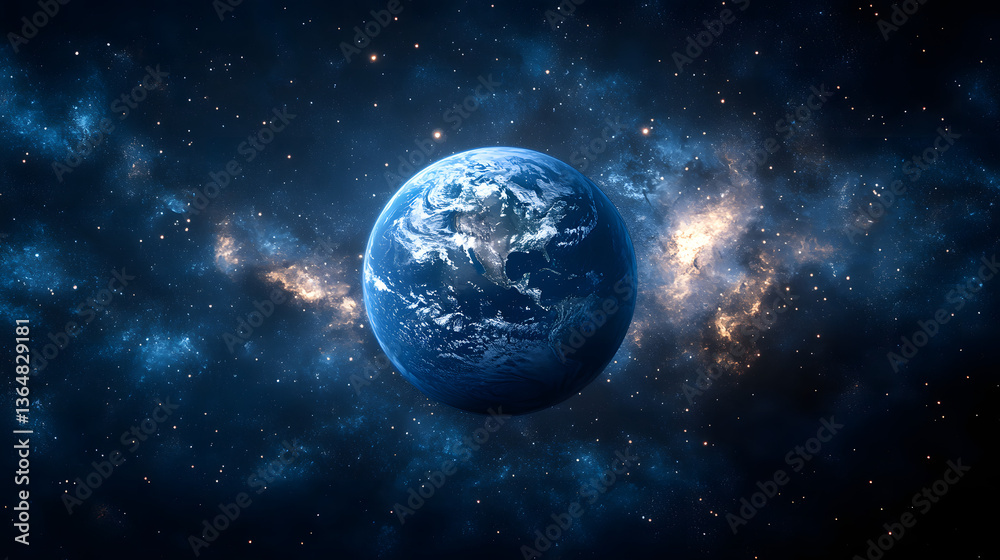 Obraz premium blue planet earth,This series of ultra high definition photography works record nature's incredible craftsmanship and epic wonders of the universe with ultra-high precision. 