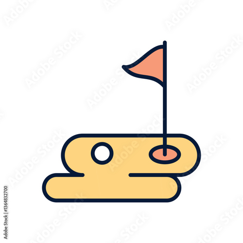 Golf  Vector icon