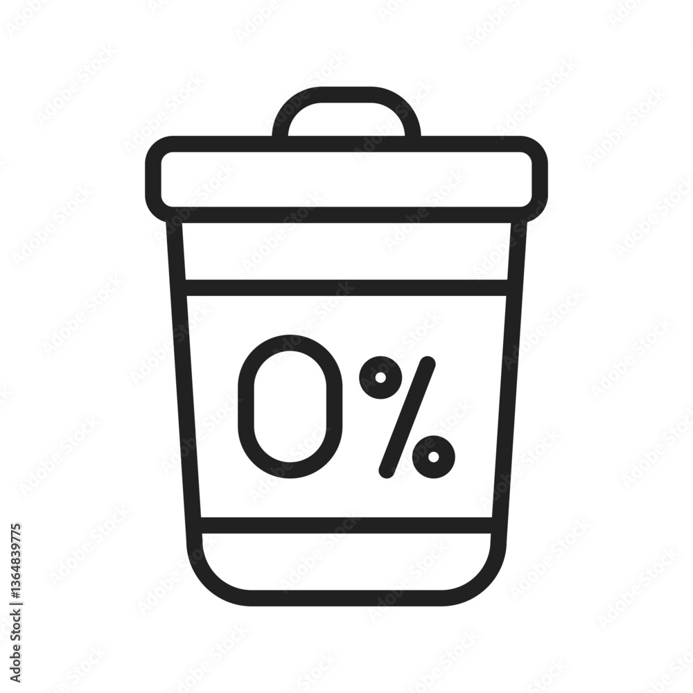 Zero Waste icon vector image. Suitable for mobile apps, web apps and print media. Zero Waste icon vector image. Suitable for mobile apps, web apps and print media.