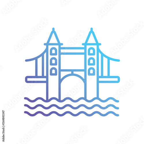 London bridge  Vector icon