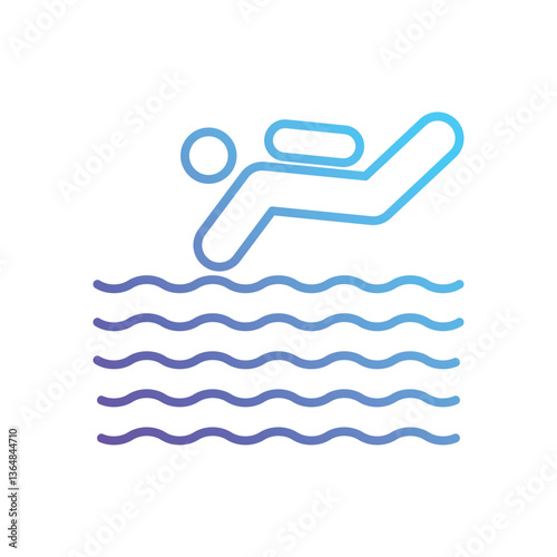 Diving Vector icon