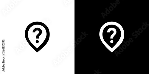 Location with Question Mark
