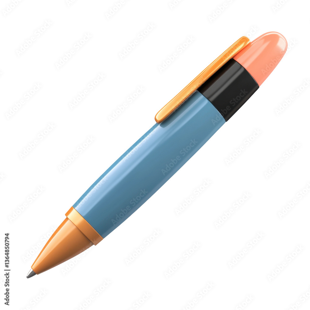 Creative writing tools in office setting pen on desk close-up Creative writing tools in office setting pen on desk close-up