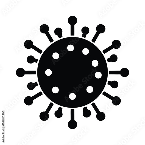 vector illustration of a covid 19 virus