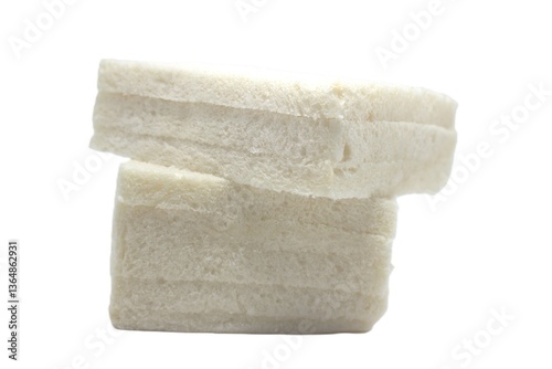 sugar cubes isolated on white