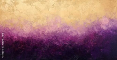 Textured Magenta and Gold Abstract Painting Background