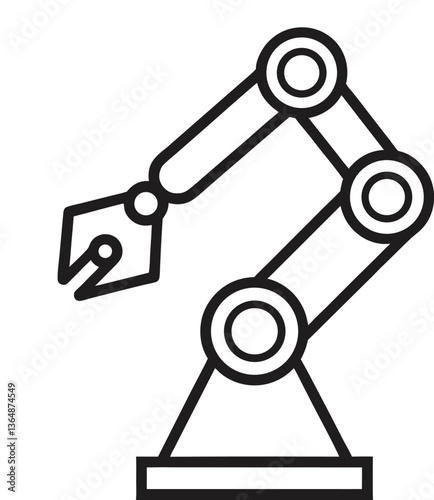  robotic hand manipulator symbol