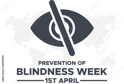 Prevention of Blindness Week is observed from April 1 to 7 in worldwide