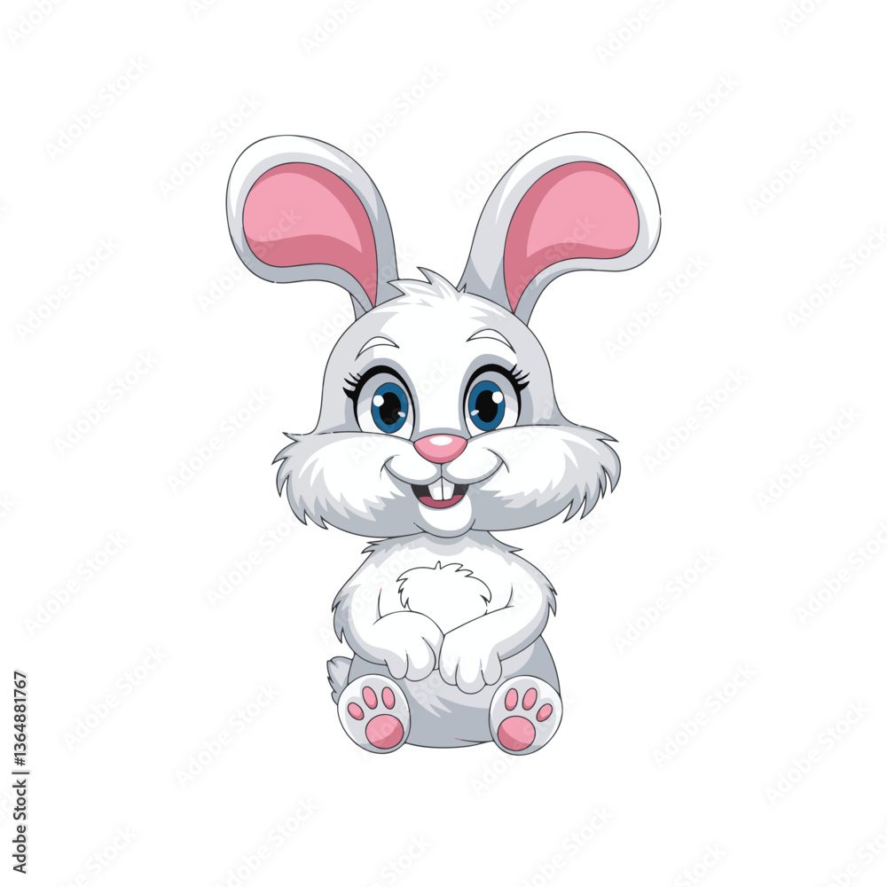 Obraz premium easter bunny with easter egg