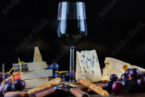 cheese and wine
