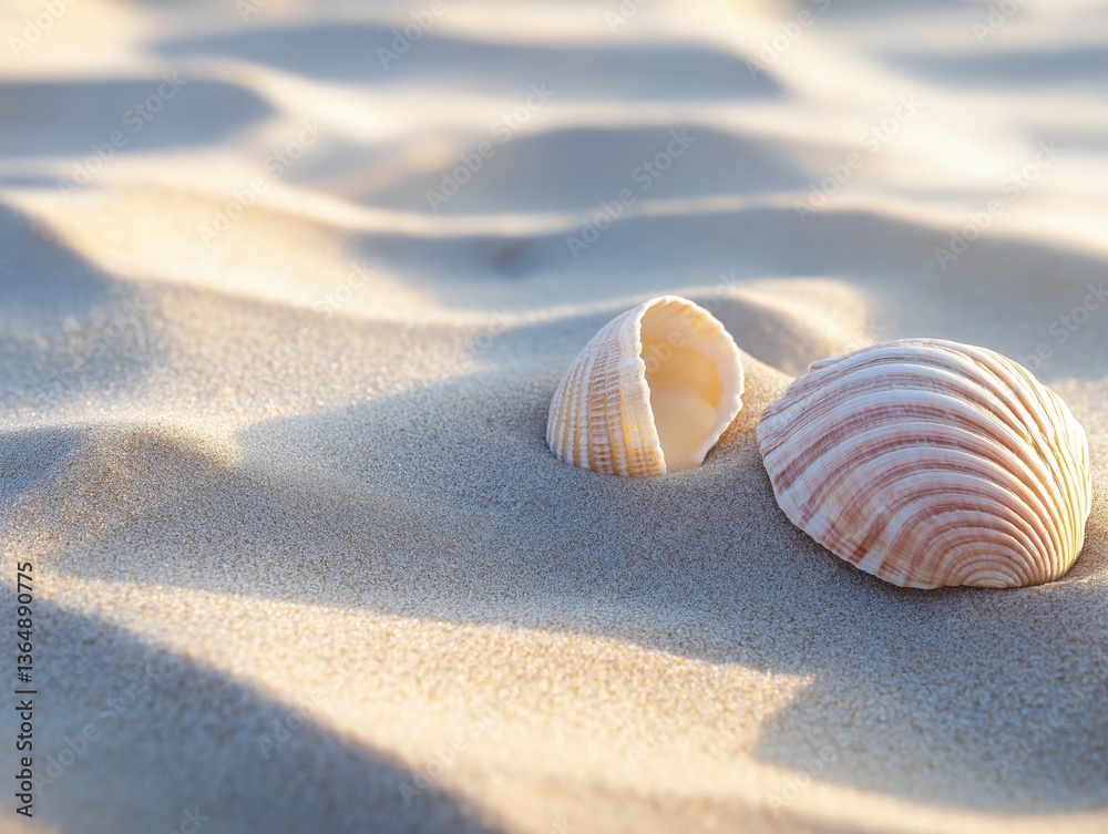 Sand Texture with Shells Sand Texture with Shells