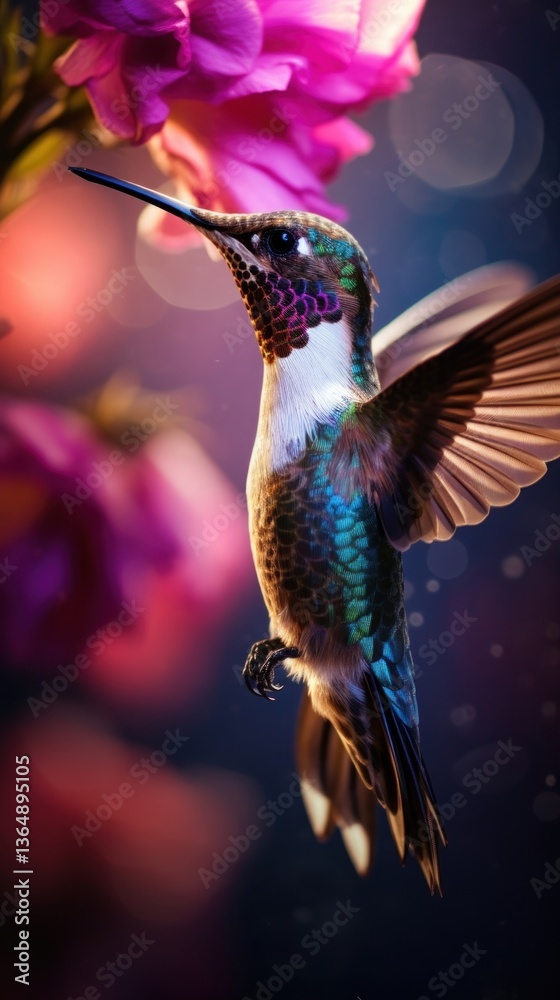 Fototapeta premium Hummingbird wildlife animal nature.