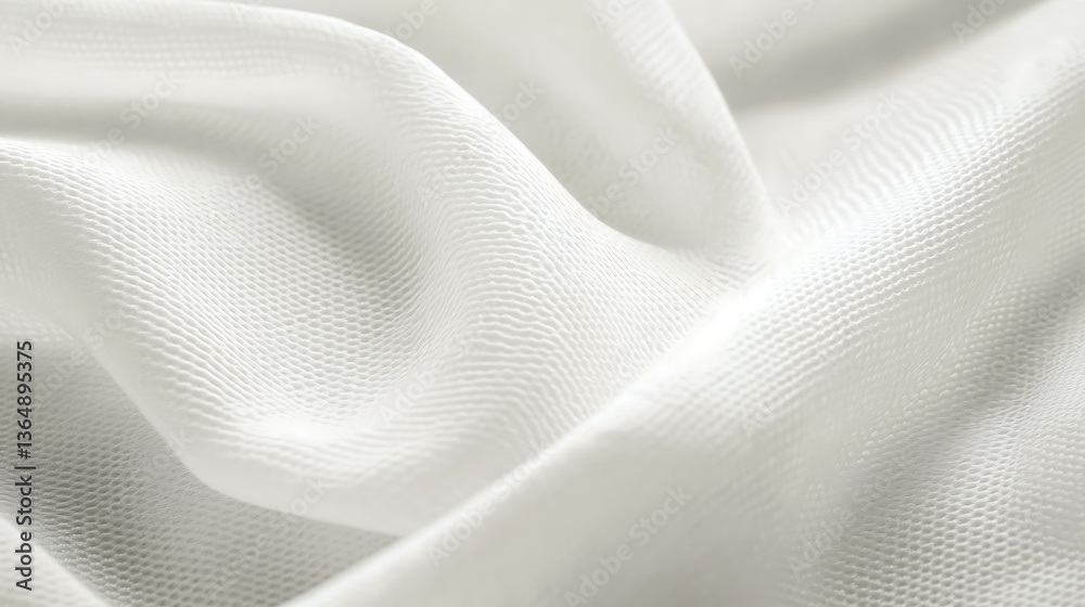 A minimalistic and detailed product shot of a white woven fabric, perfectly flat with no wrinkles, emphasizing the quality and cleanliness of the material. A minimalistic and detailed product shot of a white woven fabric, perfectly flat with no wrinkles, emphasizing the quality and cleanliness of the material.