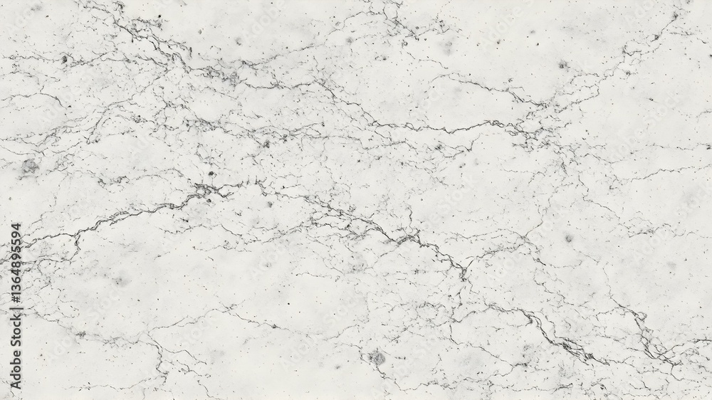 Obraz premium Abstract Marble Texture: An eye-level view reveals a close-up of a pristine slab of marble, showcasing its naturally occurring veining and patterns, ideal for artistic or commercial use.