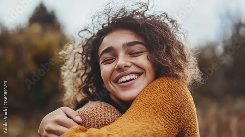 Self care concept with woman and couple hug herself in frame of heart shape. Flat vector illustration set of happy young people embrace themselves, love and accept. Mental psychological health.