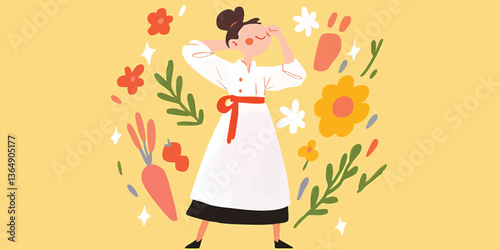 A charming illustration of ...