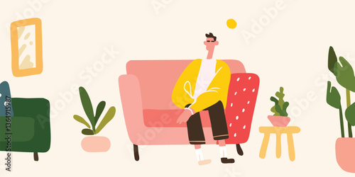 A stylized, minimalistic il...