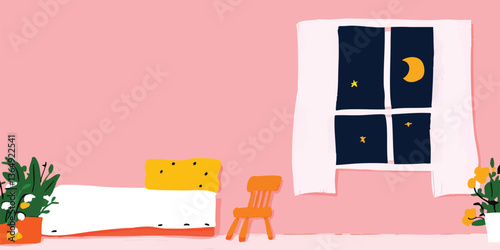 A cozy and serene bedroom s...