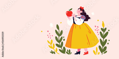 A fairytale illustration of...