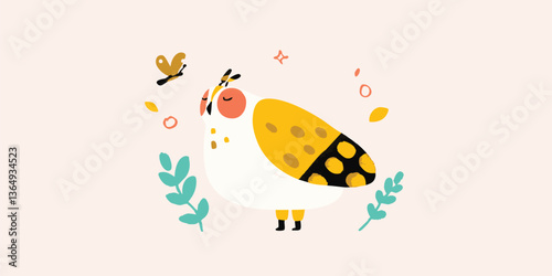 A whimsical illustration of...