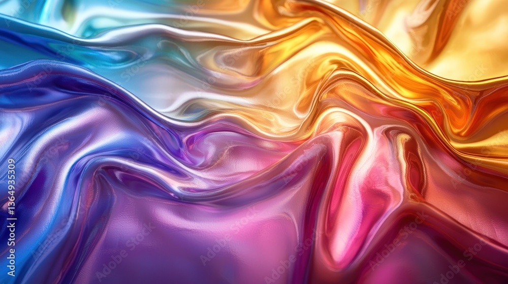 Fototapeta premium Abstract liquid drapes