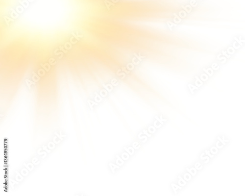 Bright sunlight and star flare vector with radiant sparkle effects. Glowing light burst ideal for space, nature, or abstract designs. Perfect for backgrounds, overlays, and illumination visuals.