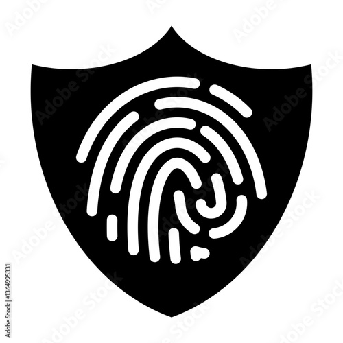 Access Control Vector Glyph Icon Design