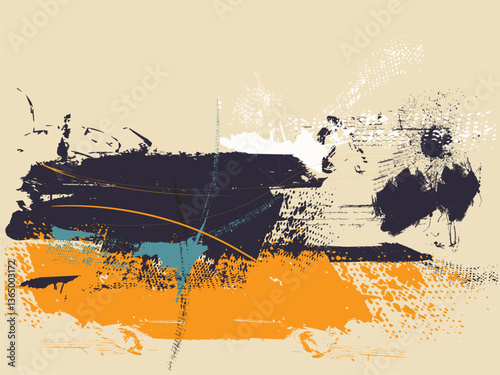abstract art vector illustratotion, oil paint abstract art, Abstract art print.  Freehand oil painting. Oil on canvas. Brushstrokes of paint. modern Art. Prints, wallpapers, posters, murals prints