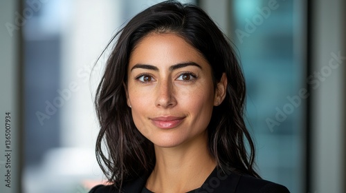 Confident and Elegant Professional Woman Portrait with Glamorous Makeup and Hairstyle in Soft Studio Lighting Free Download Confident and Elegant Professional Woman Portrait with Glamorous Makeup and Hairstyle in Soft Studio Lighting - GFXLoad