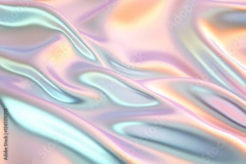 Wallpaper Mural Soft flowing colors create mesmerizing, iridescent texture with Torontodigital.ca
